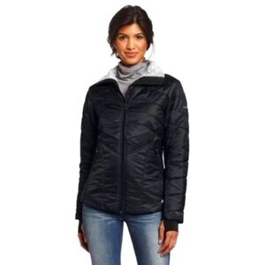 Columbia Kaleidaslope Omni-Heat Thermal Reflective Puffer Jacket Plus 2X Black